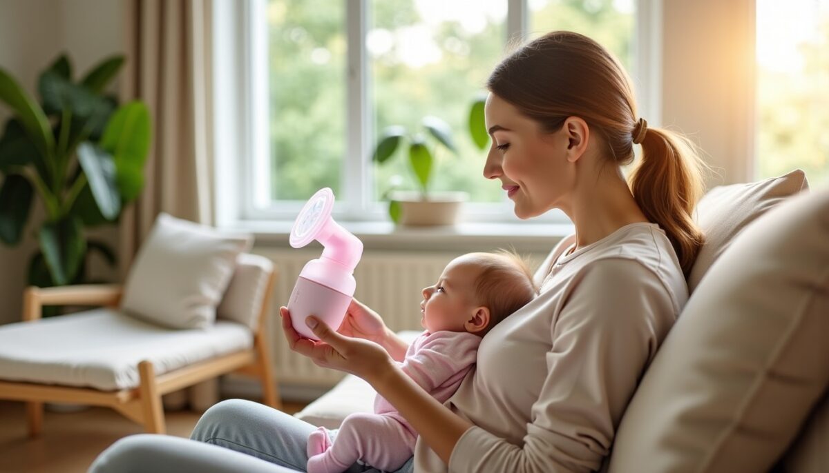 Momcozy : Tire-lait mains libres et discret pour constituer votre réserve de lait en toute simplicité